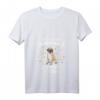 Damen Mastiff Glitzer Hundebestizer T-Shirt mit V-Ausschnitt – Lustiges Geschenk für Hundeliebhaber, Mastiff Fans & Hundehalter zum Geburtstag & Weihnachten