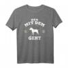Der mit dem Bullterrier geht Hunde Herrchen T-Shirt – Perfektes Geschenk für Hundemamas, Züchter & Bullterrier-Liebhaber zu Geburtstag, Muttertag & Weihnachten