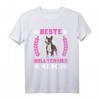 Beste Bullterrier Mama T-Shirt – Perfektes Hundemotiv für Bullterrier Liebhaber, Hundemütter & Spaziergänge