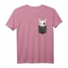 Bull Terrier in Brusttasche T-Shirt - Witziges Hundemotiv für Hundeliebhaber & Tierfreunde, Perfekt als Geschenk
