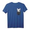 Bull Terrier in Brusttasche T-Shirt - Witziges Hundemotiv für Hundeliebhaber & Tierfreunde, Perfekt als Geschenk