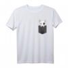 Bull Terrier in Brusttasche T-Shirt - Witziges Hundemotiv für Hundeliebhaber & Tierfreunde, Perfekt als Geschenk