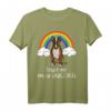 Rainbow Magic Unicorn Miniature Bullterrier T-Shirt – Lustiges Hundemotiv für Hundeliebhaber & Unicorn-Fans, ideal zum Spazierengehen und als Geschenk