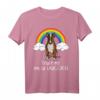 Rainbow Magic Unicorn Miniature Bullterrier T-Shirt – Lustiges Hundemotiv für Hundeliebhaber & Unicorn-Fans, ideal zum Spazierengehen und als Geschenk