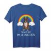 Rainbow Magic Unicorn Miniature Bullterrier T-Shirt – Lustiges Hundemotiv für Hundeliebhaber & Unicorn-Fans, ideal zum Spazierengehen und als Geschenk