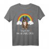 Rainbow Magic Unicorn Miniature Bullterrier T-Shirt – Lustiges Hundemotiv für Hundeliebhaber & Unicorn-Fans, ideal zum Spazierengehen und als Geschenk