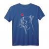 Bullterrier Liebe Hunde Mama Frauchen T-Shirt - Lustiges Vintage Hundemotiv Geschenk für Hundeliebhaber und Züchter