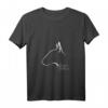 Damen Wilsigns Miniature Bullterrier Profil Hund Geschenk - Hundemotiv T-Shirt mit V-Ausschnitt für Hundeliebhaber und Züchter