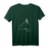 Damen Wilsigns Miniature Bullterrier Profil Hund Geschenk - Hundemotiv T-Shirt mit V-Ausschnitt für Hundeliebhaber und Züchter
