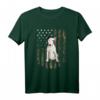 Bullterrier Camouflage Tarnfarbe T-Shirt mit US-Flagge - Perfektes Geschenk für Hundeliebhaber und patriotische Anlässe wie 4. Juli oder HapFrog
