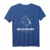 Hund Bullterrier Spruch Bulli Hunde Bullterrier Papa T-Shirt - Lustiges Hundeshirt für Hundeliebhaber & Gassi Freunde