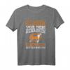 Vorsicht vor dem Herrchen Bullterrier T-Shirt - Lustiges Hundehalter Geschenk mit Hunde Mama Design