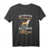 Bullterrier Glitzer Hundeliebhaber T-Shirt – Lustiges Hundemotiv für Hundebesitzer mit Humor