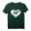 Bullterrier Herz T-Shirt – Klassisch geschnittenes Hundemotiv-Shirt für Bullterrier-Liebhaber und Tierfreunde