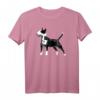 Bullterrier Hund T-Shirt - Klassisches Design, Doppelt genähter Saum, Perfekt für Hundeliebhaber