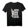Herren Best Dog Dad Ever Lustiges Vatertag Hund Bullterrier T-Shirt – Perfektes Geschenk für Hundeliebhaber und Bullterrier Fans