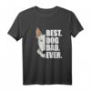 Herren Best Dog Dad Ever Lustiges Vatertag Hund Bullterrier T-Shirt – Perfektes Geschenk für Hundeliebhaber und Bullterrier Fans