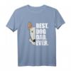 Herren Best Dog Dad Ever Lustiges Vatertag Hund Bullterrier T-Shirt – Perfektes Geschenk für Hundeliebhaber und Bullterrier Fans