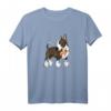 Bullterrier Mit Spielzeug T-Shirt – Lustiges Hundemotiv für Hundeliebhaber, Hundemamas & Papas, perfektes Geschenk für Geburtstag & Weihnachten