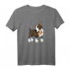 Bullterrier Mit Spielzeug T-Shirt – Lustiges Hundemotiv für Hundeliebhaber, Hundemamas & Papas, perfektes Geschenk für Geburtstag & Weihnachten
