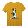 HapFrog Bullterrier Lover T-Shirt - Lustiges Hundemotiv mit Tattoo-Design für Hundeliebhaber & Tierfreunde