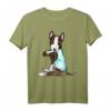 HapFrog Bullterrier Lover T-Shirt - Lustiges Hundemotiv mit Tattoo-Design für Hundeliebhaber & Tierfreunde