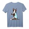HapFrog Bullterrier Lover T-Shirt - Lustiges Hundemotiv mit Tattoo-Design für Hundeliebhaber & Tierfreunde