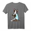 HapFrog Bullterrier Lover T-Shirt - Lustiges Hundemotiv mit Tattoo-Design für Hundeliebhaber & Tierfreunde