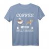 Bull Terrier T-Shirt mit Kaffee und süßem Hundemotiv – Perfektes Geschenk für Hundeliebhaber zu Weihnachten, Geburtstag oder Thanksgiving