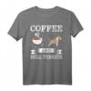 Bull Terrier T-Shirt mit Kaffee und süßem Hundemotiv – Perfektes Geschenk für Hundeliebhaber zu Weihnachten, Geburtstag oder Thanksgiving