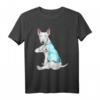 HapFrog Bullterrier Lover T-Shirt – Lustiges Hundemotiv, Tierliebhaber Geschenk für Mama, Papa, Muttertag & Valentinstag