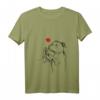 Damen Staffordshire Bullterrier Liebe Hund T-Shirt mit V-Ausschnitt – Lustiges Vintage Hundemotiv für Hundeliebhaber & Geschenkideen