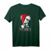Lustiges Santa Bullterrier Weihnachts T-Shirt - Originelle Geschenkidee für Hundeliebhaber und Bullterrier Fans zu Weihnachten