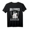 Bullterrier und Miniatur Bullterrier Design T-Shirt - Lustiges Hundemotiv für Hundebesitzer, Züchter & Hundeplatz, Spruch: 'Dog of the coolest people on earth'