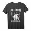 Bullterrier und Miniatur Bullterrier Design T-Shirt - Lustiges Hundemotiv für Hundebesitzer, Züchter & Hundeplatz, Spruch: 'Dog of the coolest people on earth'