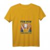 Damen Pew Pew Madafakas Bullterrier T-Shirt mit V-Ausschnitt – Lustiges Hundemotiv, bequemes Damen-Shirt, ideal für Tierliebhaberinnen