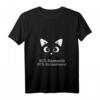 Katzen T-Shirt mit V-Ausschnitt - Lustiges Geschenk für Katzenliebhaber, Familien & Freunde | 80% Baumwolle, 20% Katzenhaare