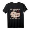Ich schnarche nicht ich schnurre - Lustiges Katzen Spruch T-Shirt für Katzenliebhaber & Tierfreunde, perfekt als Geschenk