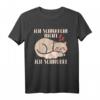 Ich schnarche nicht ich schnurre - Lustiges Katzen Spruch T-Shirt für Katzenliebhaber & Tierfreunde, perfekt als Geschenk