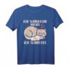 Ich schnarche nicht ich schnurre - Lustiges Katzen Spruch T-Shirt für Katzenliebhaber & Tierfreunde, perfekt als Geschenk