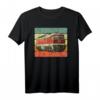Ludmilla Diesel-Lok BR 132 BR 232 T-Shirt für Eisenbahn- und Modellbahn-Fans – DDR Lokomotiv-Motiv