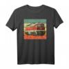 Ludmilla Diesel-Lok BR 132 BR 232 T-Shirt für Eisenbahn- und Modellbahn-Fans – DDR Lokomotiv-Motiv