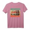 Ludmilla Diesel-Lok BR 132 BR 232 T-Shirt für Eisenbahn- und Modellbahn-Fans – DDR Lokomotiv-Motiv