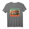 Ludmilla Diesel-Lok BR 132 BR 232 T-Shirt für Eisenbahn- und Modellbahn-Fans – DDR Lokomotiv-Motiv