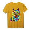 Farbenfrohes Cairn Terrier T-Shirt im Pop-Art-Stil – Perfektes Geschenk für Hundeliebhaber & Cairn Terrier Fans