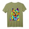 Farbenfrohes Cairn Terrier T-Shirt im Pop-Art-Stil – Perfektes Geschenk für Hundeliebhaber & Cairn Terrier Fans