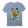 Farbenfrohes Cairn Terrier T-Shirt im Pop-Art-Stil – Perfektes Geschenk für Hundeliebhaber & Cairn Terrier Fans