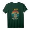 Lustiges Camping I HATE PEOPLE Lama Tier T-Shirt - Humorvolles Geschenk für Outdoor- und Naturliebhaber, Camper & Abenteuerfans