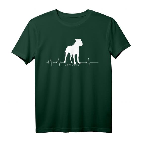 Herzschlag Pulslinien Cane Corso T-Shirt – Lustiges Hundeliebhaber Geschenk für Geburtstage, Weihnachten & mehr