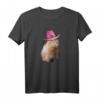 Lustiges Capybara Cowboyhut T-Shirt - Niedliches Tiermotiv für Tierliebhaber, humorvoll und bequem